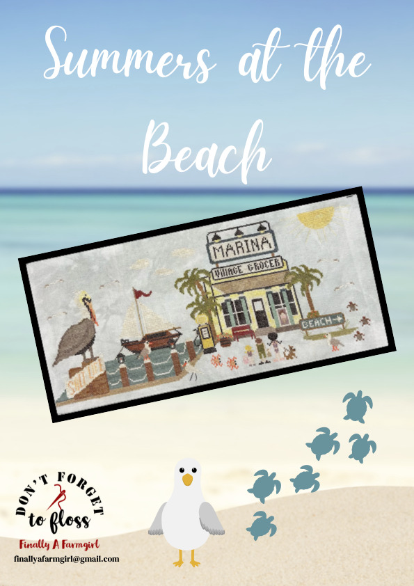 Summers At The Beach - Cross Stitch Pattern