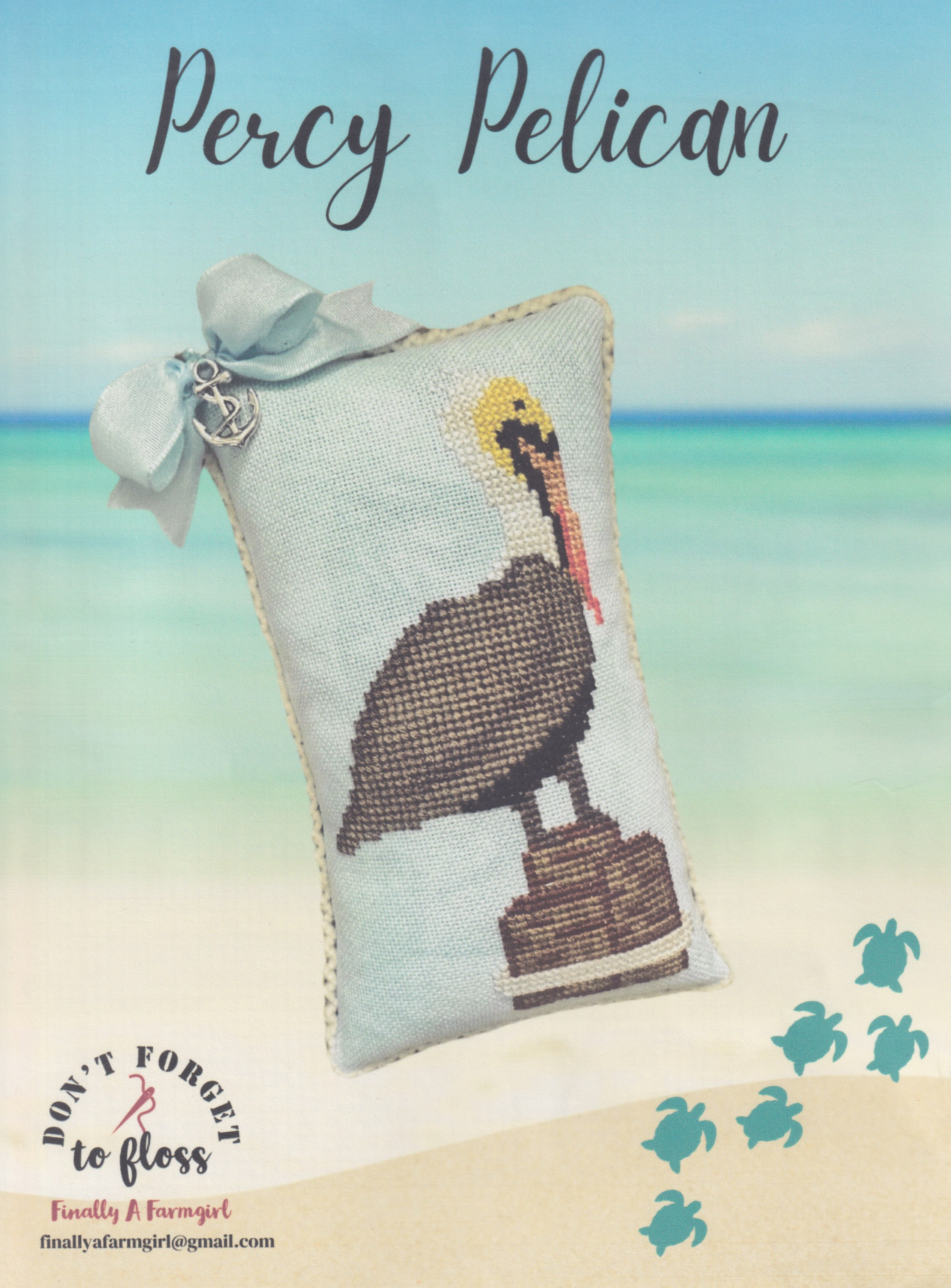 Percy Pelican - Cross Stitch Pattern