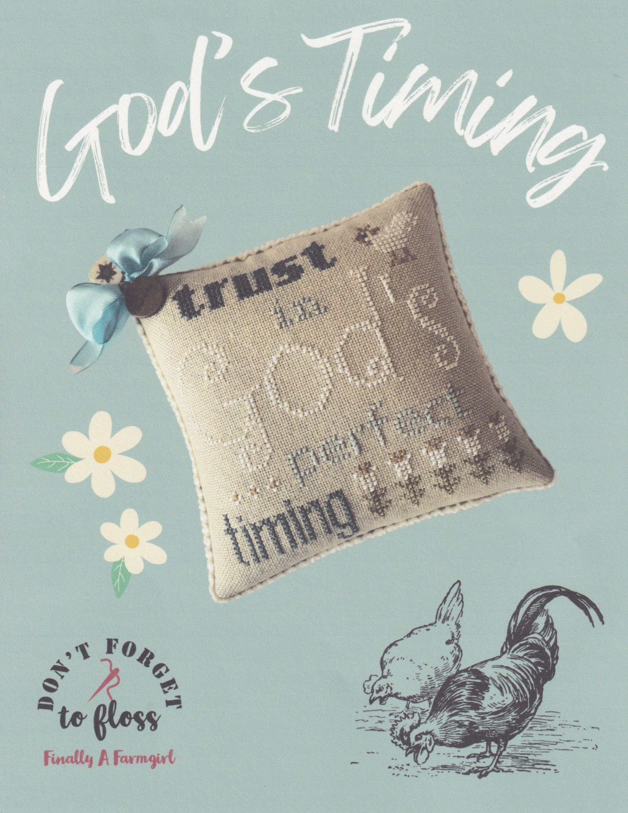 God's Timing - Christian Cross Stitch Pattern