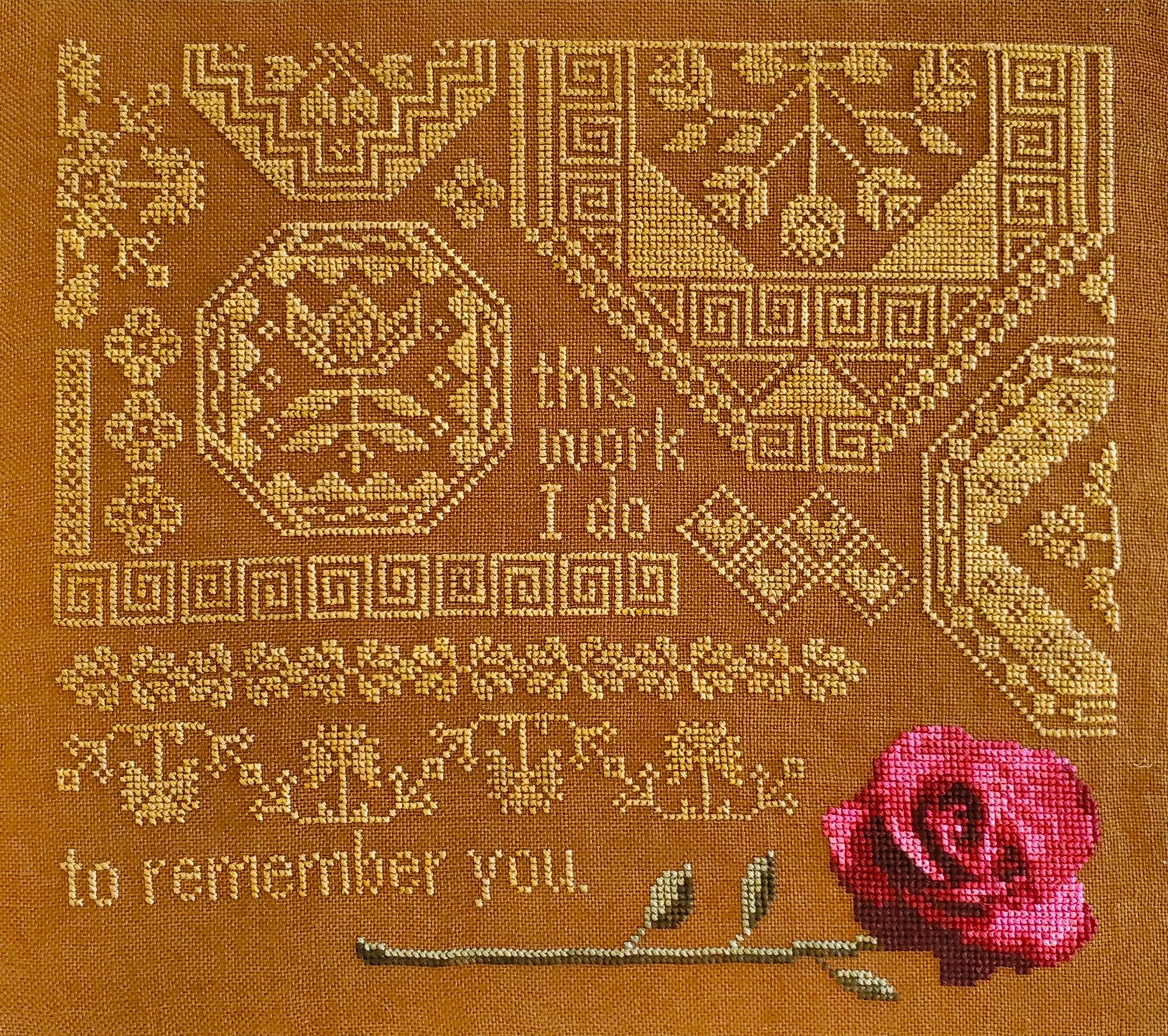 To Remember You - Cross Stitch Pattern