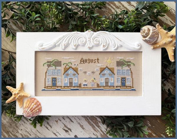 August Mini Village - Cross Stitch Pattern