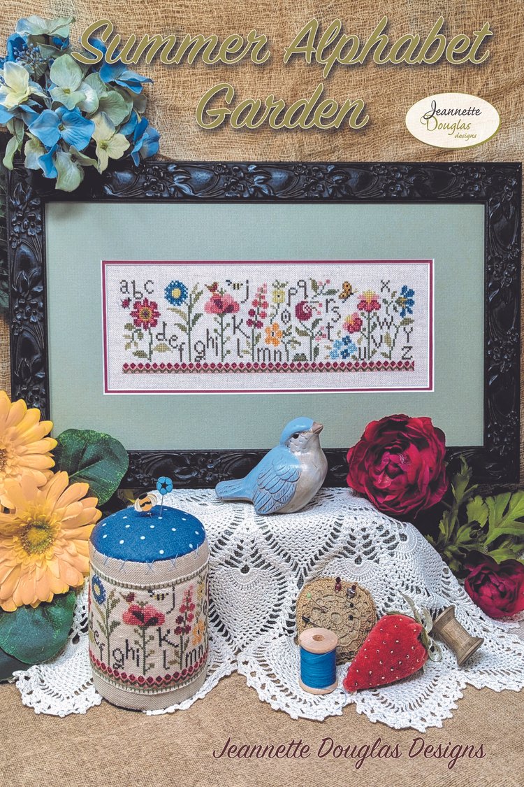 Summer Alphabet Garden - Cross Stitch Pattern 