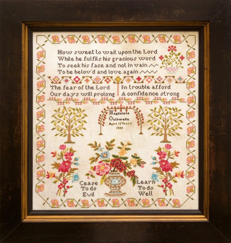 Magdalena Outhwaite 1833 - Cross Stitch Pattern