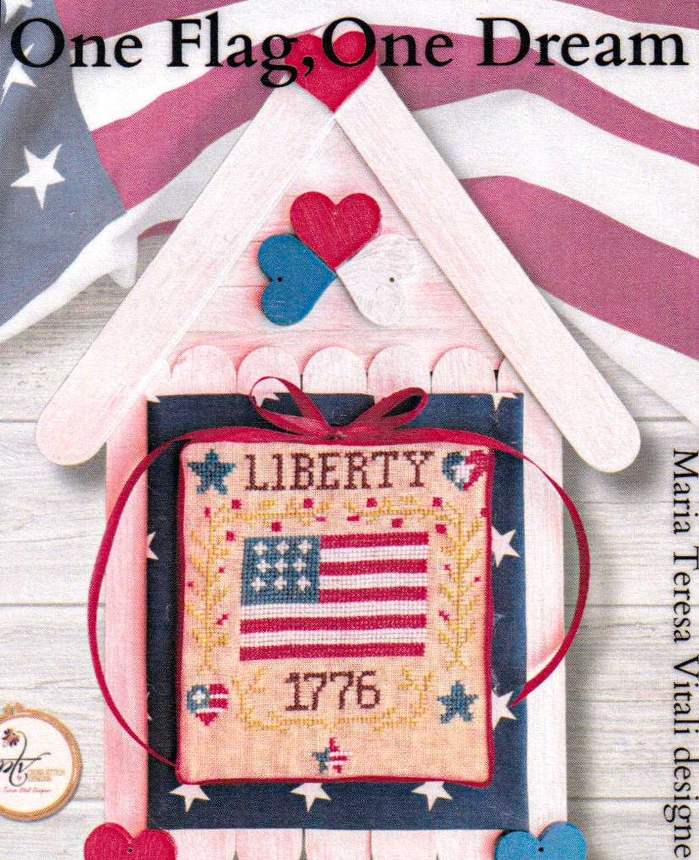 One Flag, One Dream - Patriotic Cross Stitch Pattern
