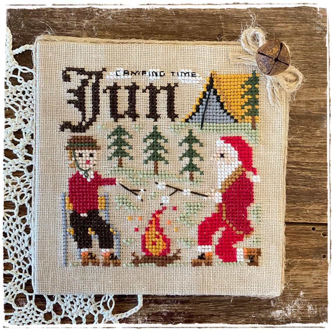 June - Twelve Months Of Christmas - Cross Stitch Pattern 
