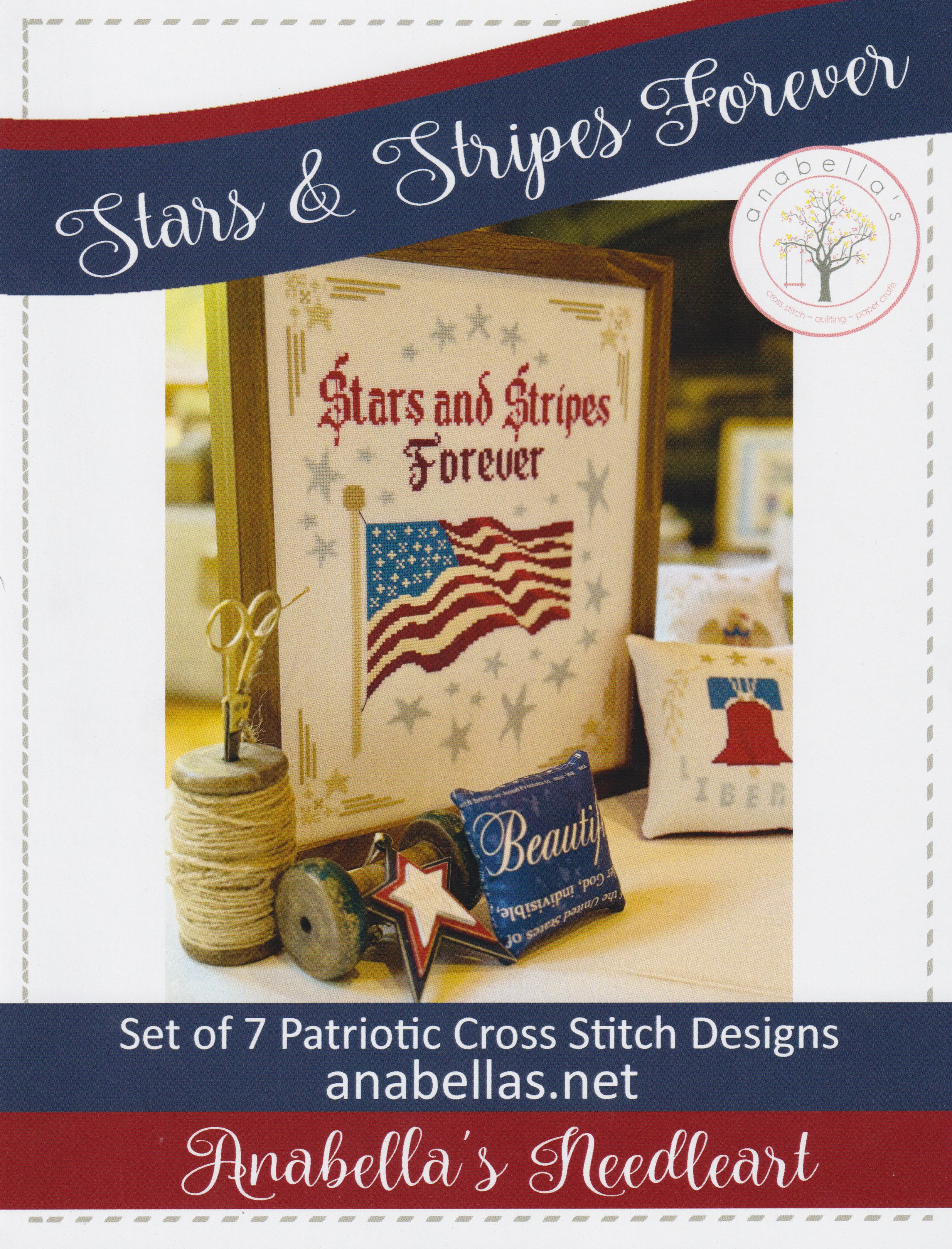 Stars & Stripes Forever (Set Of 7) - Patriotic Pattern