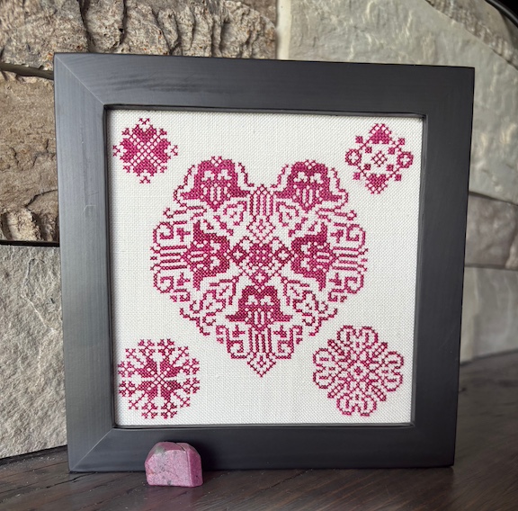 Romancing Ruby - Valentine Cross Stitch Pattern