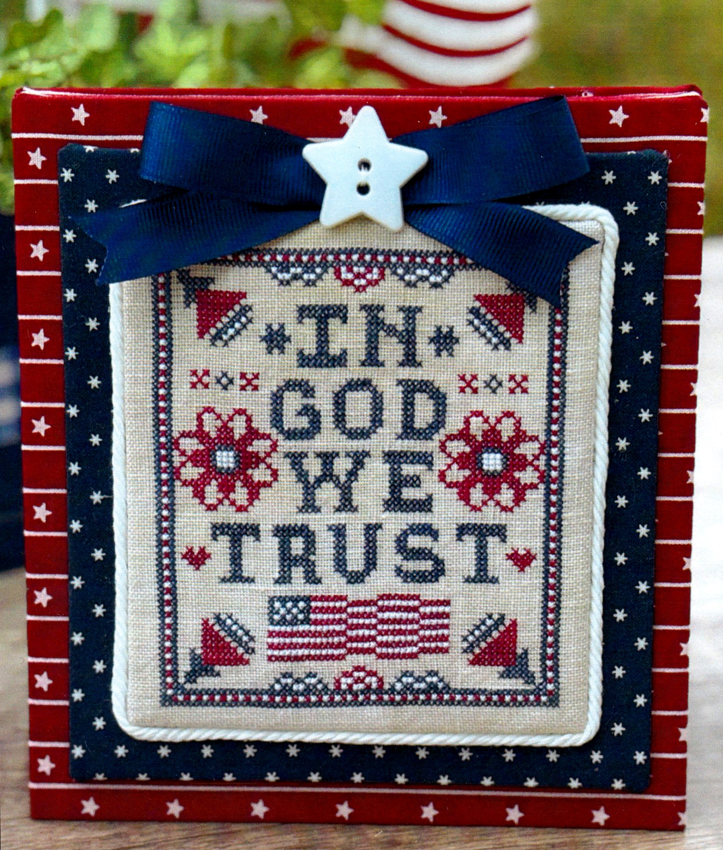 Trust - Patriotic Cross Stitch Pattern