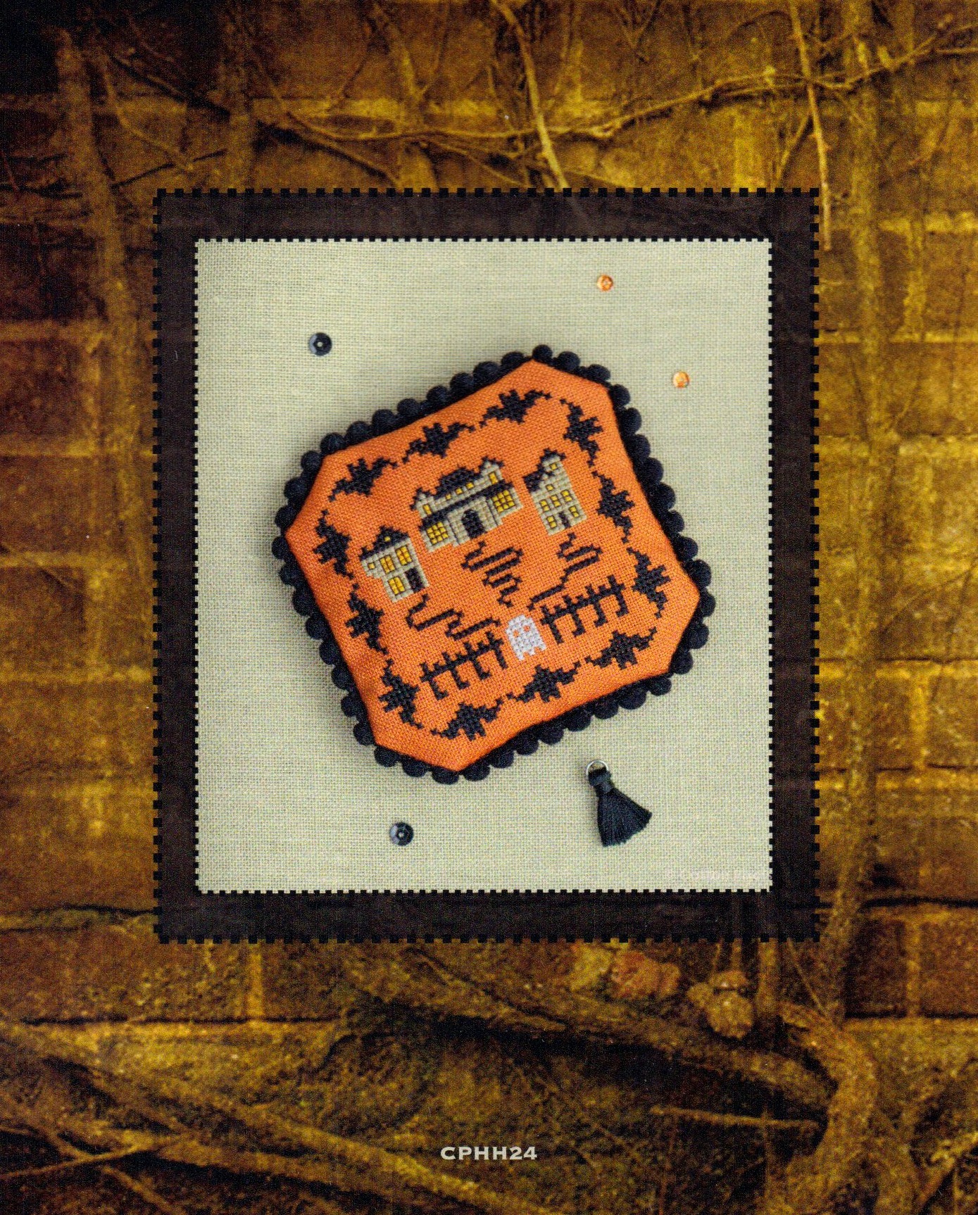 Haunted Hill - Halloween Cross Stitch Pattern