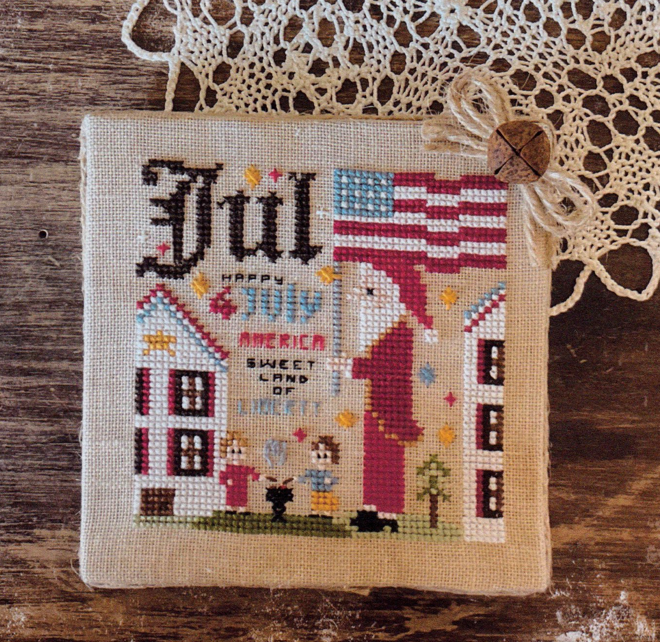 July - Twelve Months Of Christmas - Cross Stitch Pattern