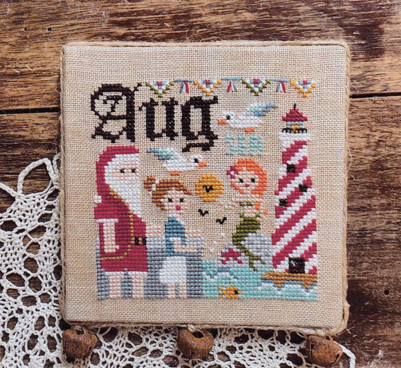 Aug - Twelve Months Of Christmas - Cross Stitch Pattern