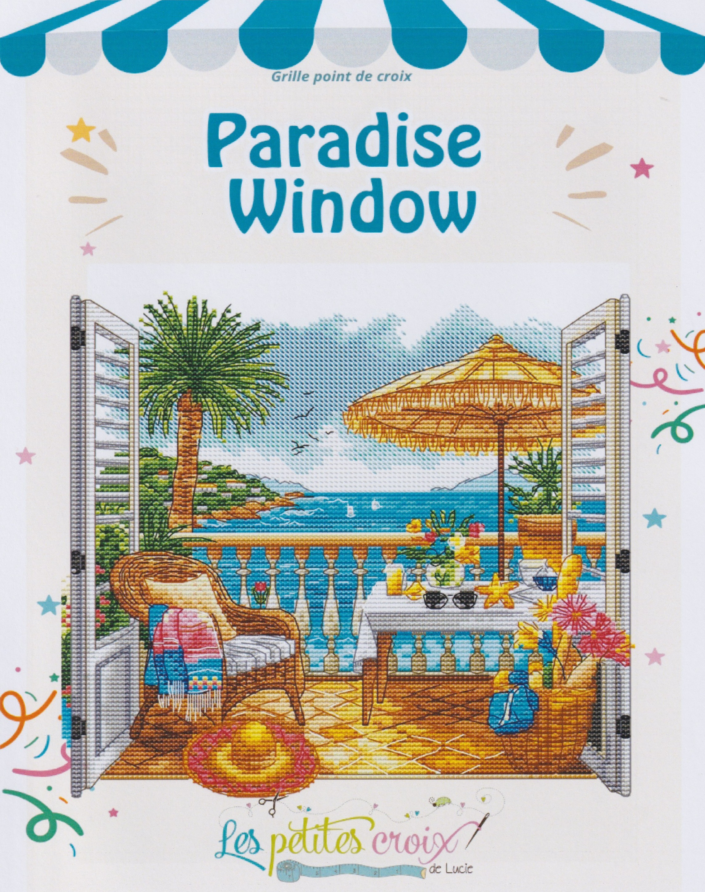 Paradise Window - Cross Stitch Pattern