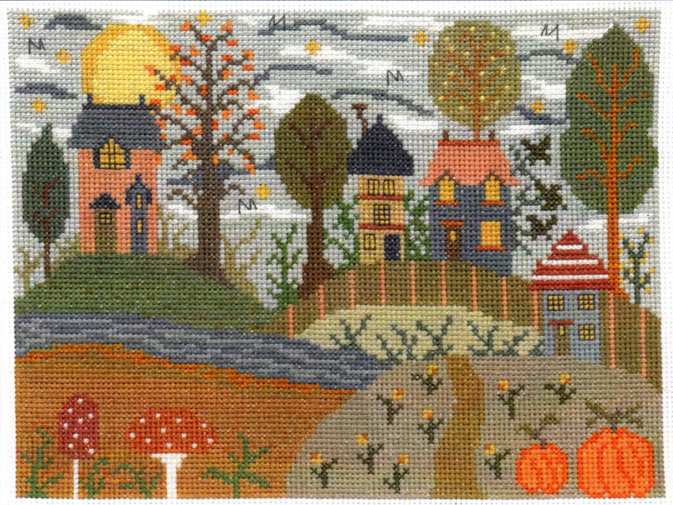 Sweet Seasons Autumn - Cross Stitch Pattern 