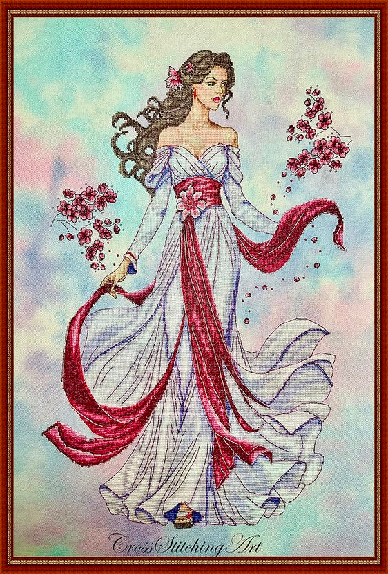 Amariel, The Enchanted Blossom - Cross Stitch Pattern