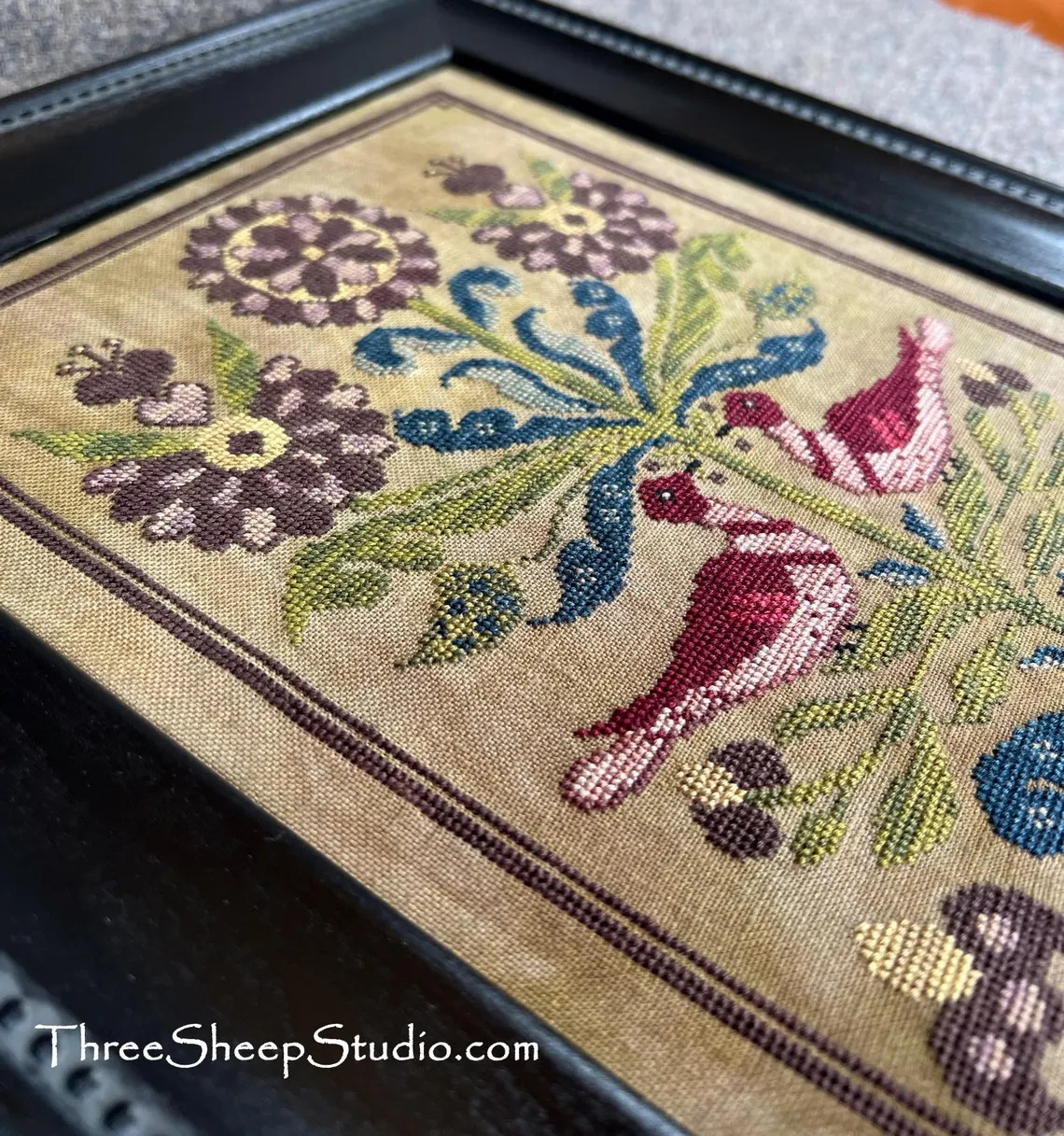 1750 Lancaster Country Fraktur - Cross Stitch Pattern