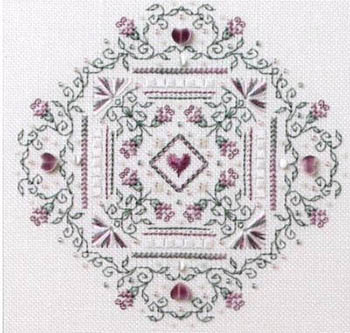Lavender Luminescence Chart - Cross Stitch Pattern