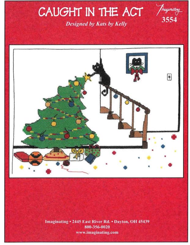 Caught In The Act - Christmas Cross Stitch Pattern
