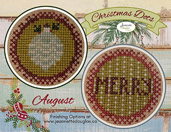 Christmas Dots - August - Cross Stitch Pattern