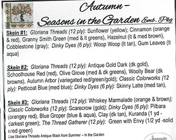 Autumn Seasons In The Garden Embellishment Pack