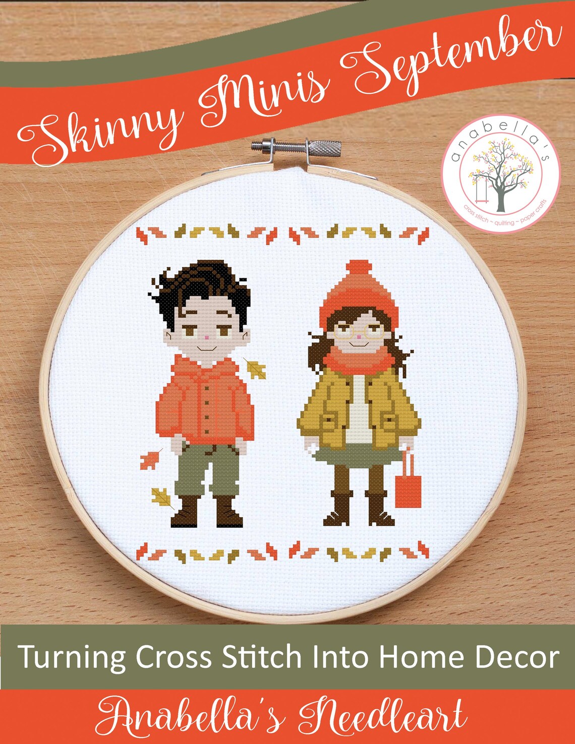 Skinny Minis September - Cross Stitch Pattern 