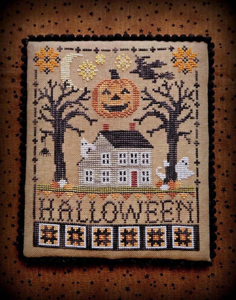 Halloween Saltbox - Cross Stitch Pattern
