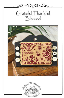Grateful Thankful Blessed - Cross Stitch Pattern