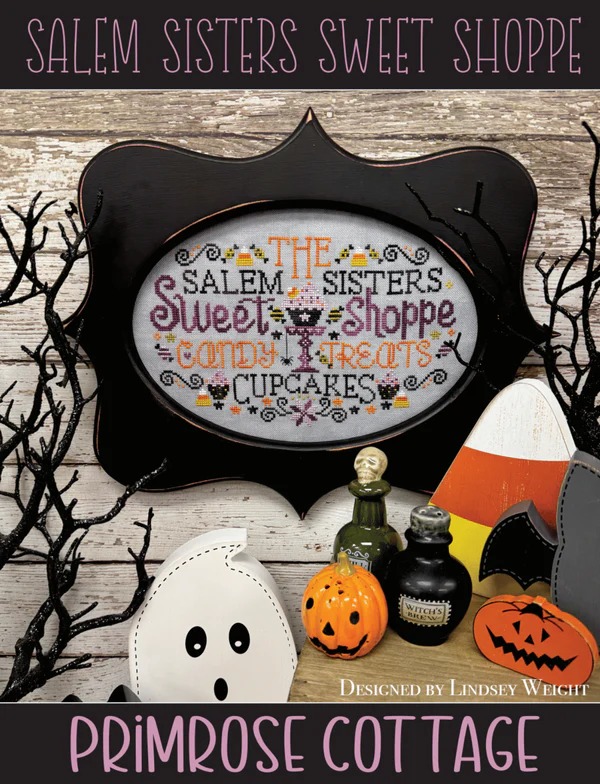Salem Sisters Sweet Shoppe - Halloween Cross Stitch Pattern