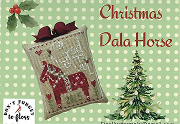 Christmas Dala Horse - Cross Stitch Pattern