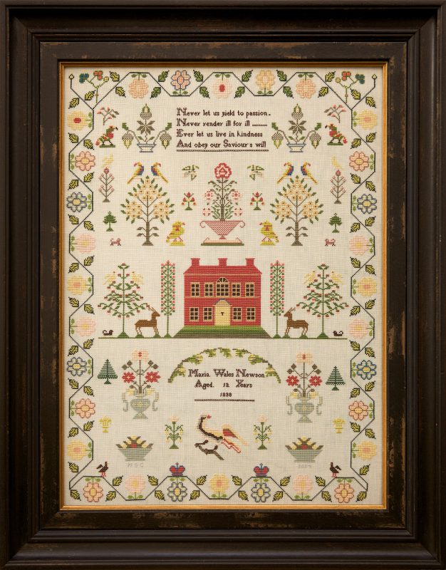 Maria Wales Newson 1838 - Cross Stitch Pattern