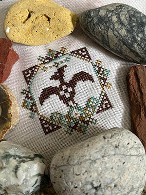 Quirky Quaker Pterodactyl - Cross Stitch Pattern