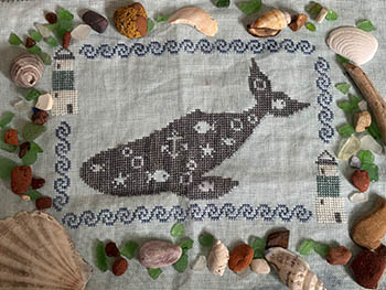 Wild Whimsy Whale - Cross Stitch Pattern