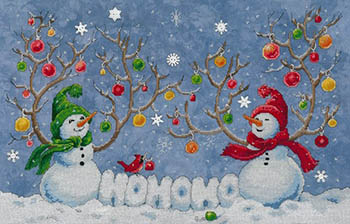Snow Ho-Ho - Christmas Cross Stitch Pattern