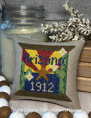 Arizona State Spool - Cross Stitch Pattern