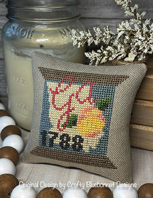 Georgia State Spool - Cross Stitch Pattern