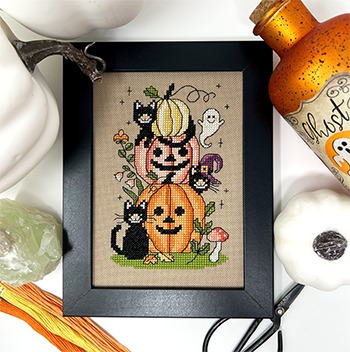 Halloween Cats - Cross Stitch Pattern