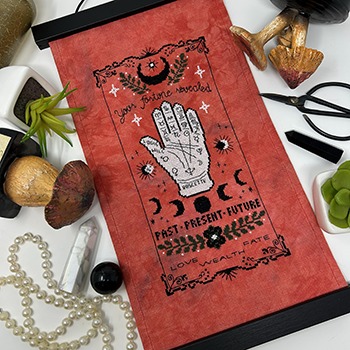 Palm Reading - Halloween Cross Stitch Pattern