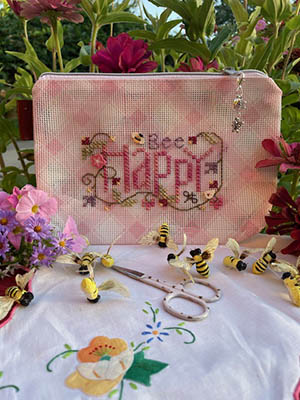 Bee Happy Mini Bag  Cross Stitch Pattern