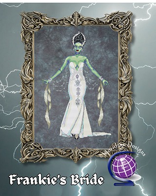 Frankie's Bride - Halloween Cross Stitch Pattern