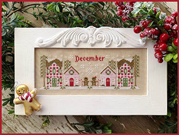 December Mini Village - Christmas Cross Stitch Pattern