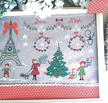 Natale A Parigi - Christmas Cross Stitch Pattern
