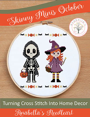 Skinny Minis October - Halloween Cross Stitch Pattern