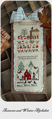 Autumn And Winter Alphabet - Cross Stitch Pattern