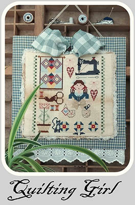 Quilting Girl - Cross Stitch Pattern