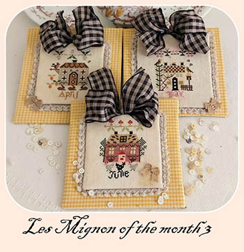 Les Mignon Of The Month 3 - Cross Stitch Pattern