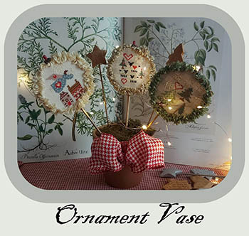 Ornament Vase - Christmas Cross Stitch Pattern