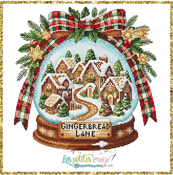 Gingerbread Lane - Christmas Cross Stitch Pattern