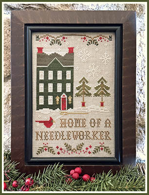 Winter At The Home Of A Needleworker - Cross Stitch Pattern