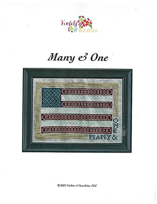 Many & One - Patriotic Cross Stitch Pattern