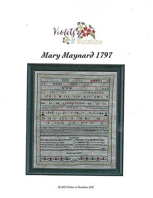 Mary Maynard 1797 - Cross Stitch Pattern