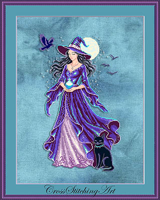 Selene - Halloween Cross Stitch Pattern